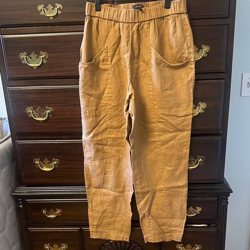 Quince Women's linen tappered pants